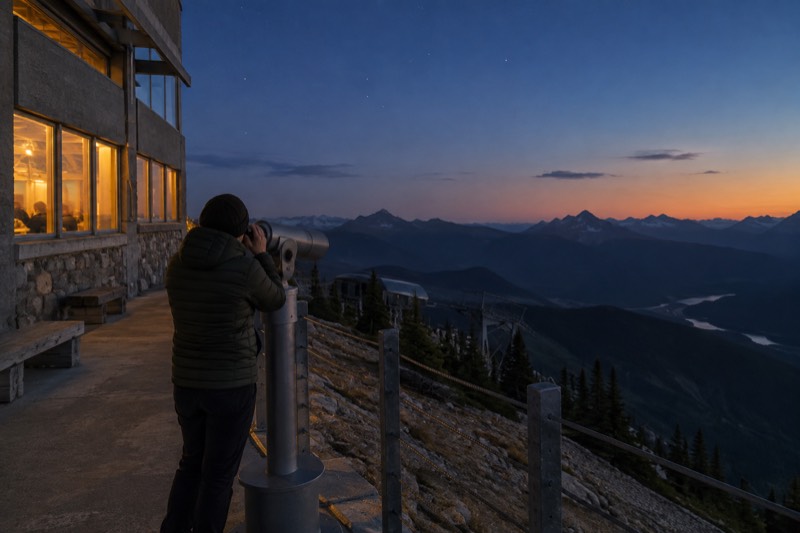 SkyTram Stargazing, Dinner Options